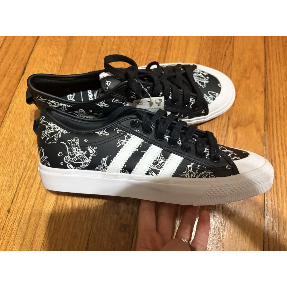 Adidas Disney x Nizza Sport Goofy Pack Black Size 8.5 Men -10.5 Women